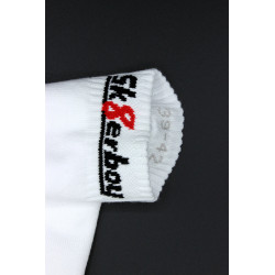 Sk8erboy Chaussettes basses Blanches QUARTER Sk8erboy